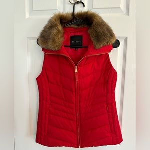 Great looking Talbots Red Puffer Vest❤️